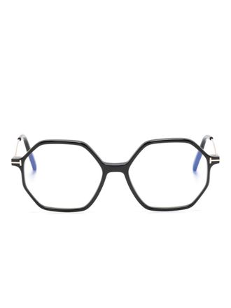 Tom Ford Eyewear Occhiali geometrici - Nero
