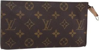 Louis Vuitton Pre-owned Clutches, female, Brown, Size: ONE SIZE Pre-owned Clutch
