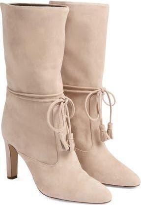 L.k. Bennett Eliza Tassel Slouch Bootie in Trench at Nordstrom Rack, Size 12