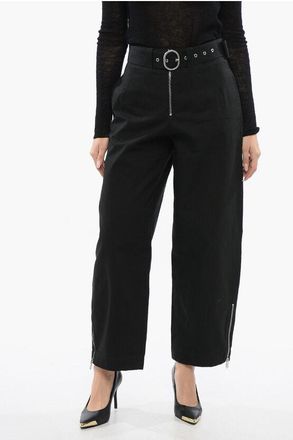Jil Sander Wide-leg Belted Pants size 38