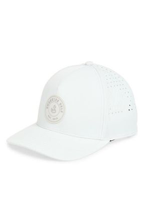 Swannies Wade Perforated Snapback Baseball Cap in Gray at Nordstrom