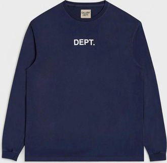 Gallery Dept. Mens Gallery Dept. Long Sleeve Shirt Navy - Size: 38/Regular/33/32