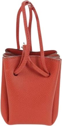 Herm&egrave;s Pre-owned Mini Bags, female, Red, Size: ONE SIZE Pre-owned Vespa pouch