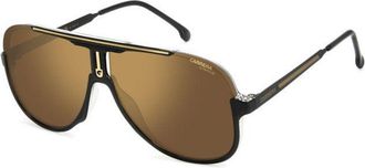 Carrera 1059/S Polarized R60/YL Mens Sunglasses Black Size 64