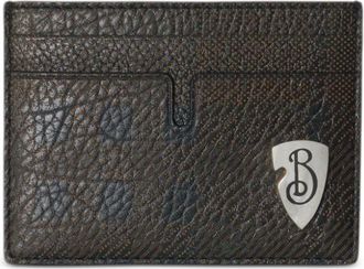 Burberry Portacarte B-Shield - Marrone