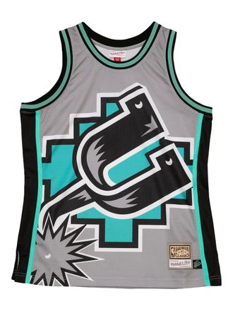 Mitchell & Ness San Antonio Spurs Big Face 5.0 tank top - men - Fabric - M - Grey