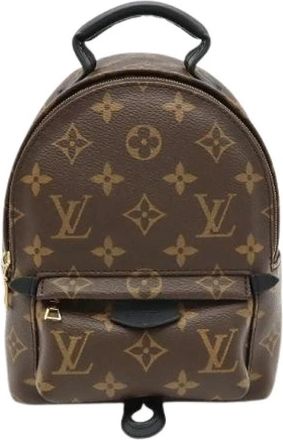 Louis Vuitton Pre-owned Vintage Canvas Rugzak - Dames - Vintage Rugzakken - Bruin - ONE Size - Vintage