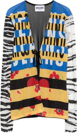 Moschino Top con stampa grafica - Nero