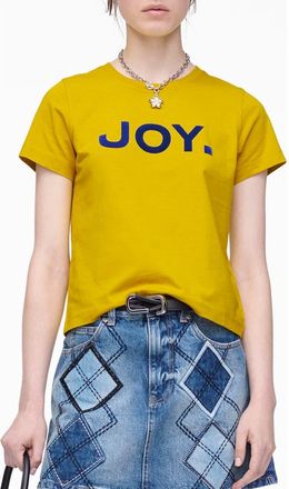 Marc Jacobs Joy, Period Slim Cut Graphic T-Shirt in Joy Yellow at Nordstrom, Size Medium