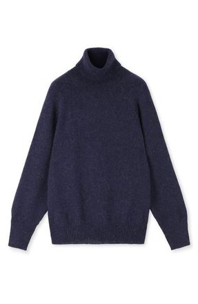 Fortela Piero High Neck Alpaca Wool Sweater in Blue at Nordstrom, Size Medium Eu