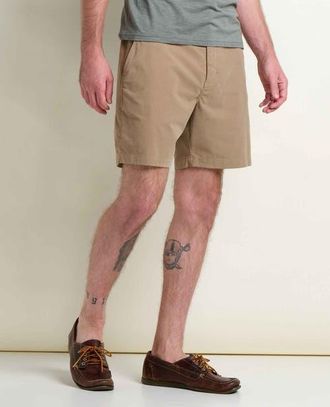 Toad & Co Mens Mission Trek Chino Short in Khaki at Nordstrom, Size 30 X 7