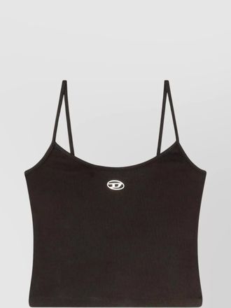 Diesel ribbed slim-fit cropped tank top