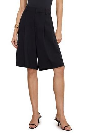 Good American Suiting Longer Length Shorts in Black at Nordstrom Rack, Size 10