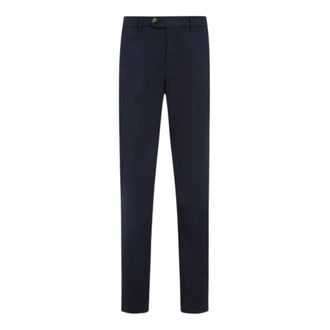 Brunello Cucinelli Garment-dyed Italian Fit Trousers - male - Brunello Cucinelli - Slim-fit Trousers - Blue - 2XL - Trousers