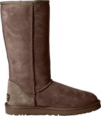 UGG Womens Classic Tall Boots In Chocolate