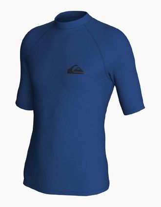 Quiksilver Mens Quiksilver Mens Everyday UV Protect Rash Vest - Blue - Size: 42
