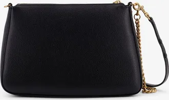 Tory Burch Womens Shoulder Bag Perry Leather Black