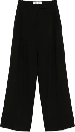 Róhe Pantaloni dritti in lana - Nero