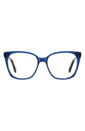 Kate Spade New York taya 52mm square optical glasses in Blue at Nordstrom