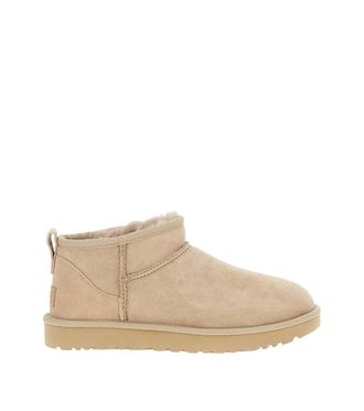 UGG Beige Ultra Mini Boots