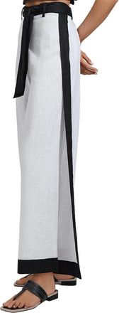 Reiss Harlow Split Linen Trouser