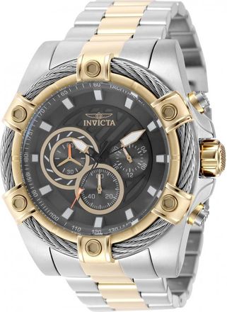 Invicta Bolt Chronograph GMT Quartz Grey Dial Mens Watch 49748