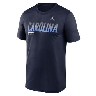 Nike Jordan Mens North Carolina Sideline Legend Jordan Brand Dri-FIT College T-Shirt in Blue | 0JTI41SNCN-7SB