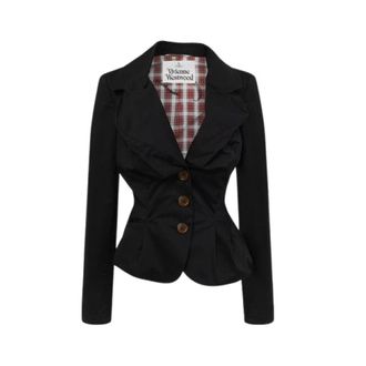 Vivienne Westwood Blazers, female, Black, Size: S Drunken Jacket