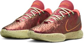 Nike Mens Nike LeBron 21 FN0708-800 Sneakers Queen Conch Basketball Shoes TF8736