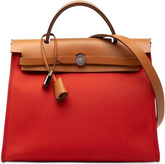 Herm&egrave;s Pre-owned Hermes Toile Herbag Zip 31 Ladies YUMVP15DL6JZWIR0
