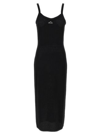 Alexander Wang Black Viscose Midi Womens Dress