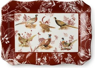 Certified International Pheasant Grove Rectangular Platter