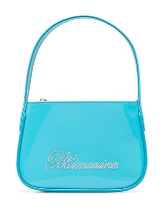 Blumarine Tas verfraaid met stras - Blauw