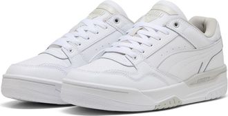 Puma Rebound Retro Low Top Sneaker in Puma White-Cool Light Gray at Nordstrom Rack, Size 10.5