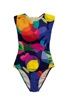 Averie Womens Kylie One Piece Swimsuit, Multi-Coloured, XXXL