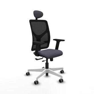 Piqueras y Crespo Silla De Oficina Piqueras Y Crespo Motilla Negro Reposabrazos Ajustables