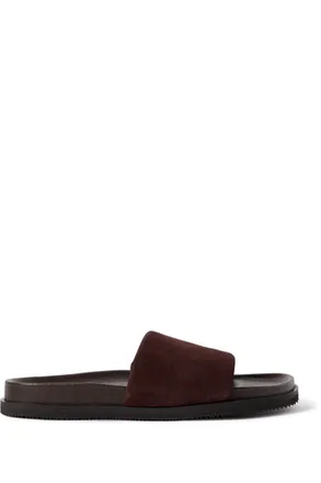 Mr P. Tom Padded Suede Sandals