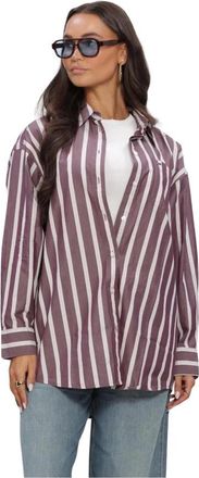 Tommy Jeans Blouses - Dames - Blouses & Shirts - Paars - Maat: S