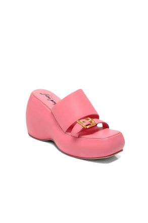 Free People Womens Mila Wedge Sandal In Watermelon