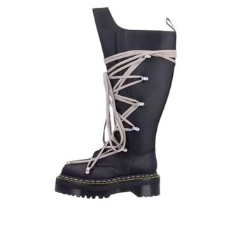 Dr. Martens (WMNS) Dr. Martens 1460 DRKSHDW Quad Sole Pentalace Boot Rick Owens Black DW02E6811-0001-09
