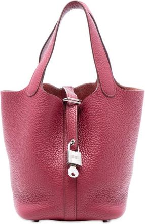 Herm&egrave;s Pre-owned Hermes Clemence Picotin Lock 18 4M7XPA0BXWE7K07J