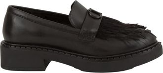 Twinset Zwarte Loafer Schoenen - Dames - Loafers - Zwart - 40 EU - Schoenen