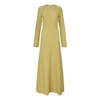 Sams&oslash;e & Sams&oslash;e Knitted Dresses, female, Green, Size: S Knitted Dresses