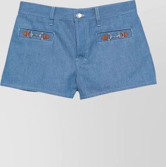 Gucci denim short shorts