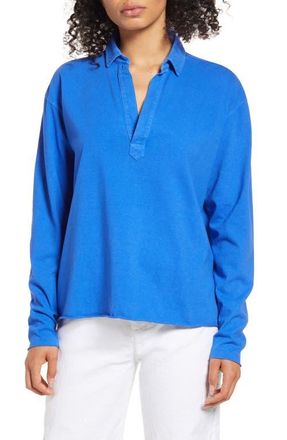 Frank & Eileen Heritage Jersey Popover Henley in Lapis Blue at Nordstrom, Size X-Small