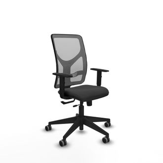 Piqueras y Crespo Silla De Oficina Piqueras Y Crespo Motilla Gris Oscuro Similpiel