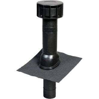 Ubbink Ubbink - Terminal Multivent &Oslash; 131 Mm Para Tejados Con Inclinaci&oacute;n De 25&deg; A 45&deg; Negro - 189556