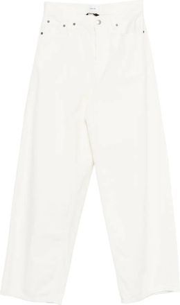 Haikure wide-leg denim - White
