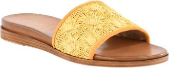Seychelles Dakota Raffia & Leather Slide