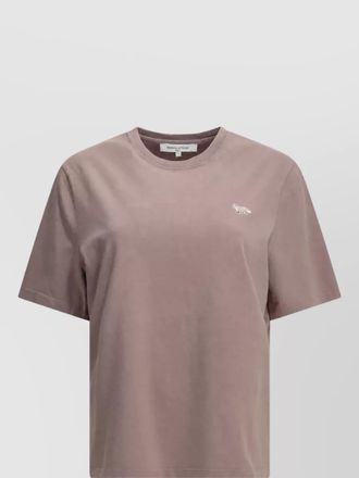 Maison Kitsun&eacute; organic cotton crew-neck short-sleeve t-shirt